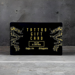 Tattoo Gift Card