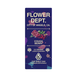 FLOWER DEPT LIQUID DIAMOND – DISPOSABLE 2.5G – COUGH BERRY