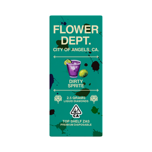 FLOWER DEPT LIQUID DIAMOND – DISPOSABLE 2.5G – DIRTY SPRITE