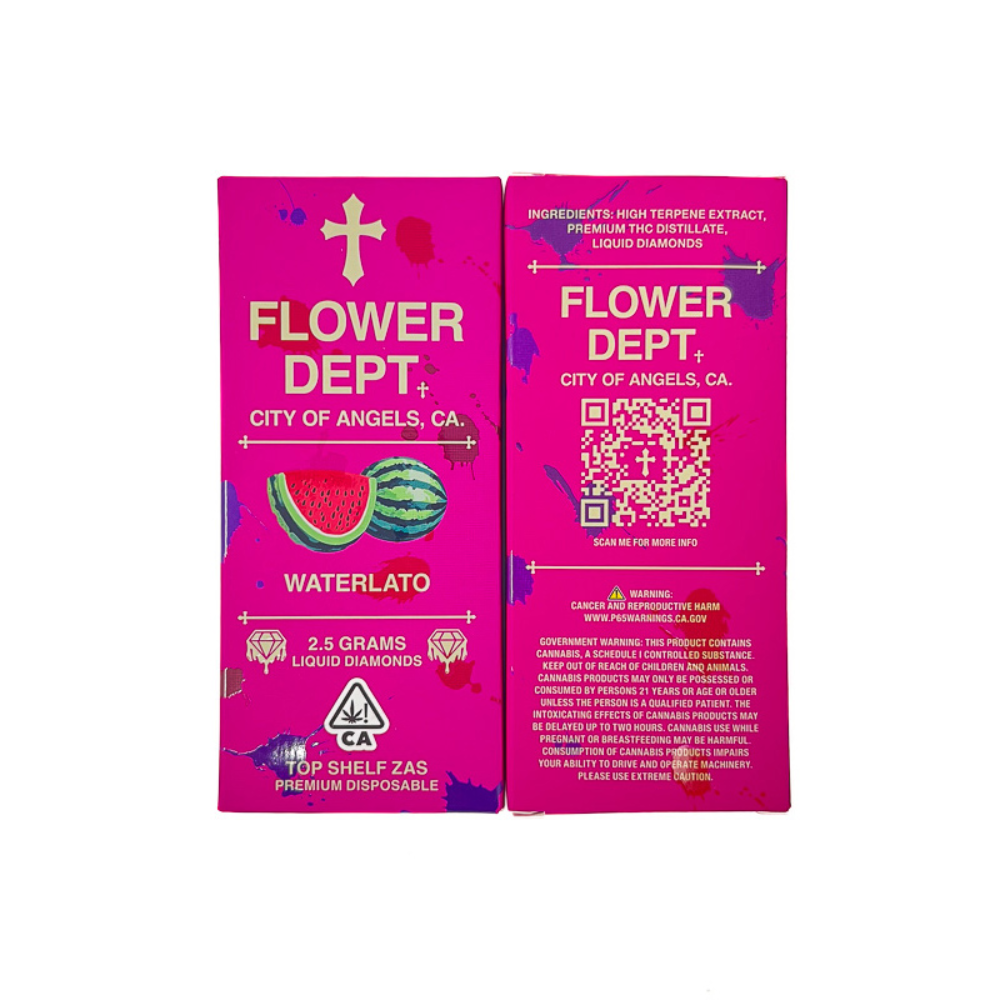 FLOWER DEPT LIQUID DIAMOND – DISPOSABLE 2.5G – WATERLATO