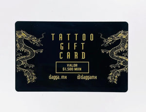 Tattoo Gift Card